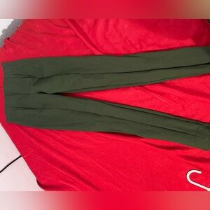 Olive green work pants